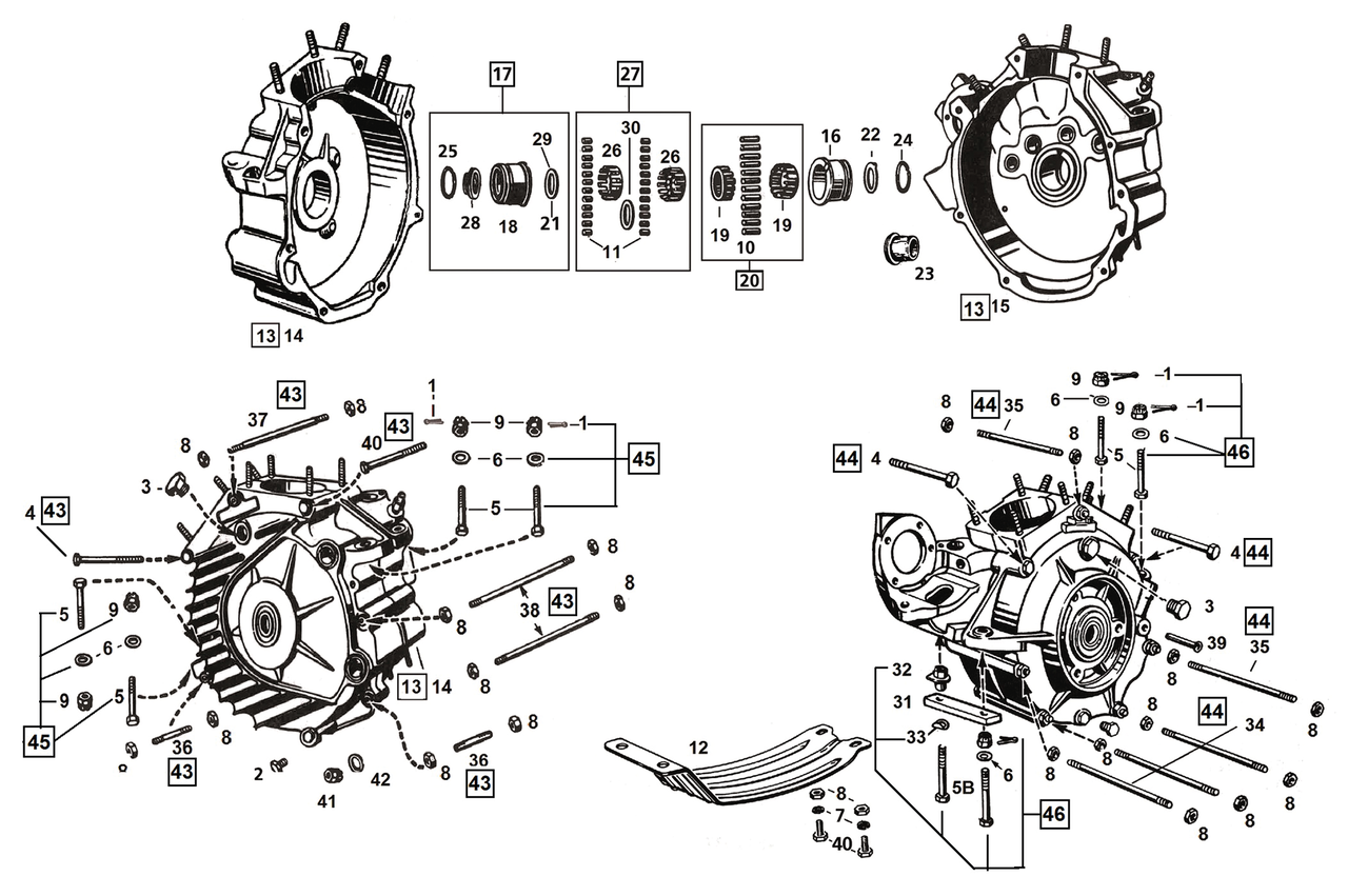 DRAIN PLUG FOR 4 SPEED BIG TWIN