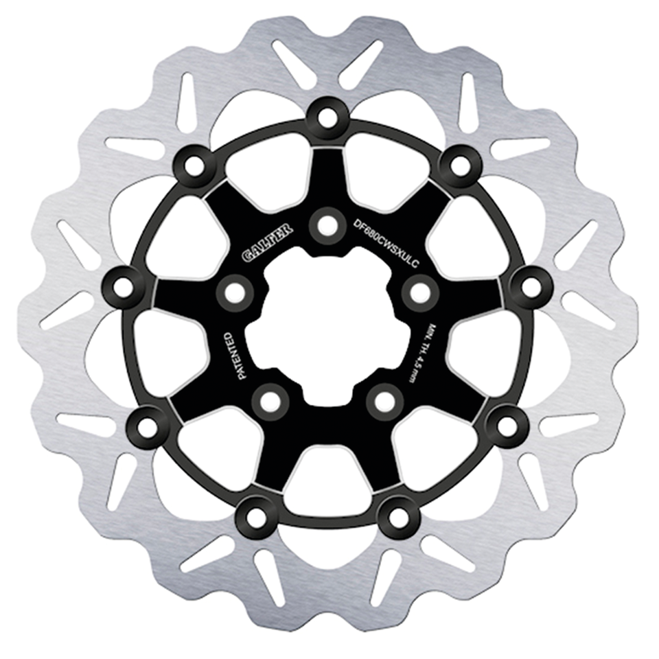 GALFER "BIG WAVE" FLOATING DISC BRAKE ROTORS | Dyna | Softail | Sportster | Touring