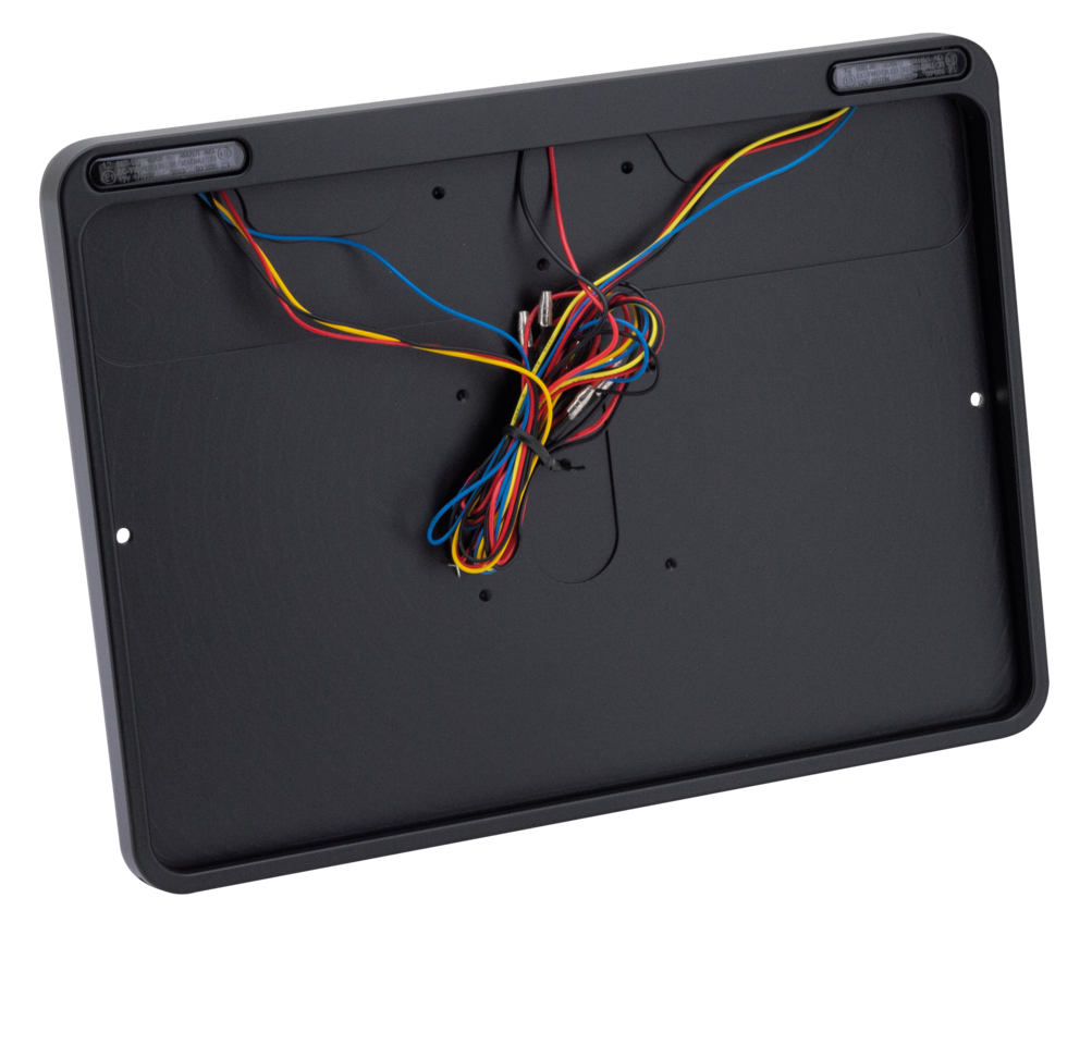 LICENSE PLATE FRAME WITH LIGHTS