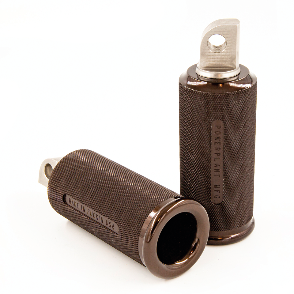 P16 POWERPLANT STANDARD MALE MOUNT FOOT PEGS | Dyna | FXR | Softail | Sportster