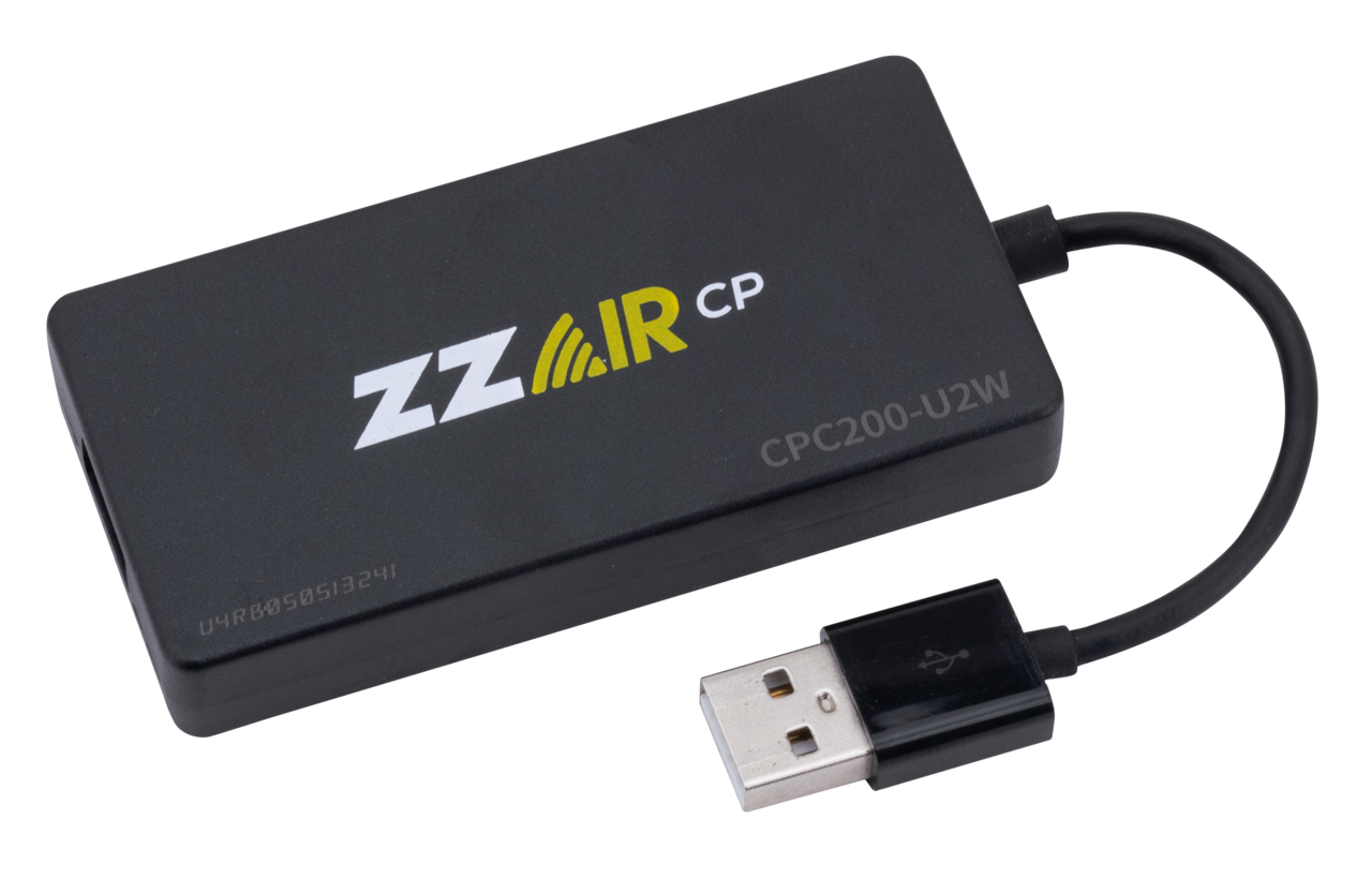 ZZAIR CONVERTS WIRED APPLE CARPLAY AND ANDROID AUTO TO WIRELESS