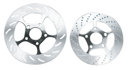TOLLE CHROME FIVE SPOKE DISC ROTORS