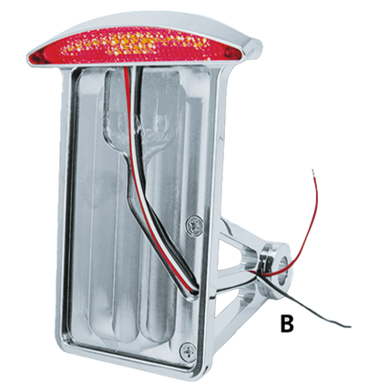 SIDE MOUNT & FENDER MOUNT LICENSE PLATE BRACKETS WITH LED TAILLIGHTS