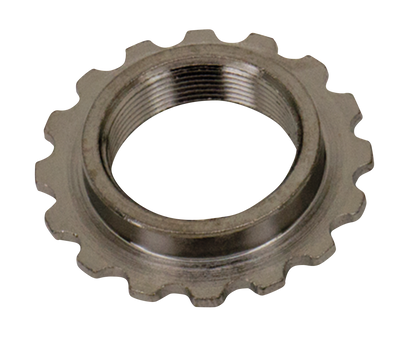 BEARING STEM JAM NUT - Fits 4-speed Big Twin 1949-1984, FXDWG 1993-2005 &amp; Softail 1984-2006, except FXSTD 2000-2006, chrome, Genuine Zodiac (OEM 48330-48A)

Replacements for the seated nut on top of the fork stem bearing.