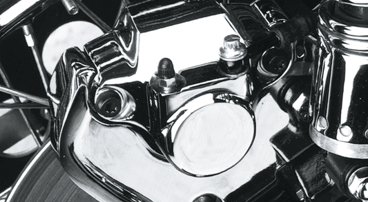 CHROME PLATED 1987-1999 STYLE REAR CALIPER | Dyna | FXR | Softail | Sportster