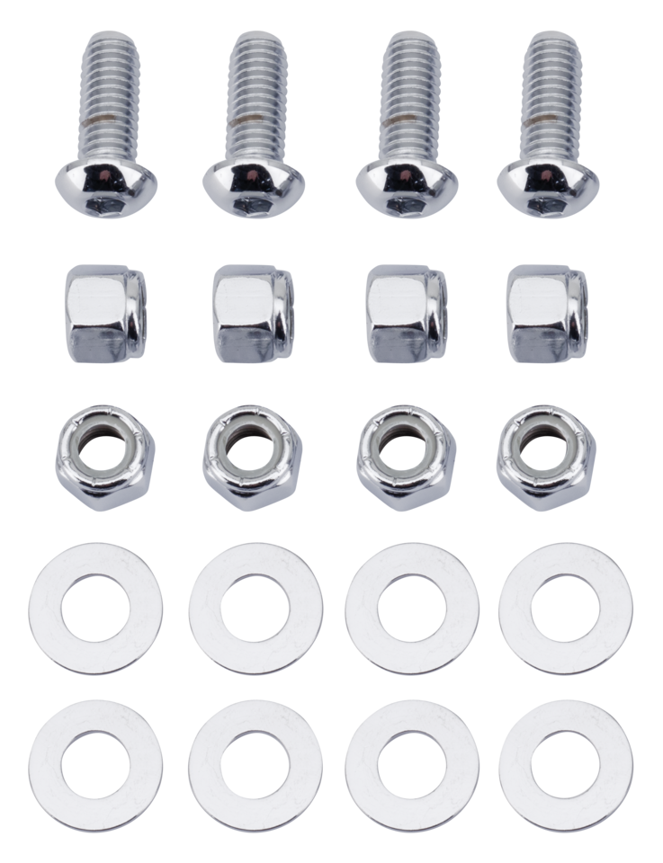 CHROME TRANSMISSION MOUNT SCREW KIT | Softail