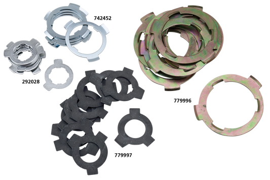 SPROCKET TAB WASHERS - Fits 1980-1983 5-speed FLT, Eastern, 10-pack (OEM 33335-79)

Numerous races have been lost by saving the cost of a tab washer. | FXR  |  Touring