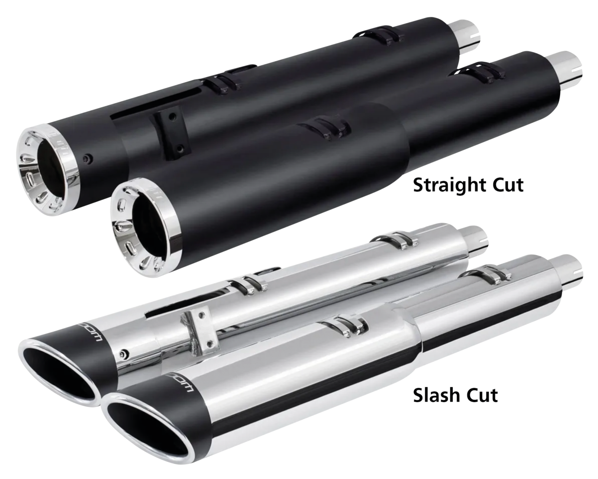 4 1/2" TWO-STEP SLIP-ONS FOR INDIAN POWERPLUS & THUNDERSTROKE | Challenger | Pursuit