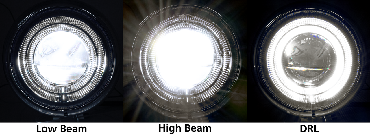 5 3/4 INCH ODYSSEE BOTTOM MOUNT LED HEADLIGHTS