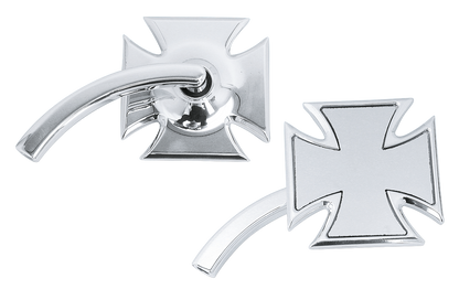 KUSTOM TECH MALTESE CROSS MIRRORS