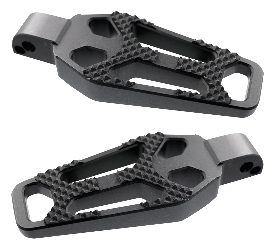 TOMMY & SONS CROOK SERIES FOOT PEGS FOR MILWAUKEE EIGHT SOFTAIL | Adventure Touring | EV | RH Sportster | Softail