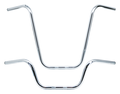 ZODIAC ONE INCH DIAMETER APE HANGER HANDLEBARS | Big Twin | Dyna | FX | FXR | KH | Kingpin | KR | Servi-Car | Softail | Sportster | Touring | XR