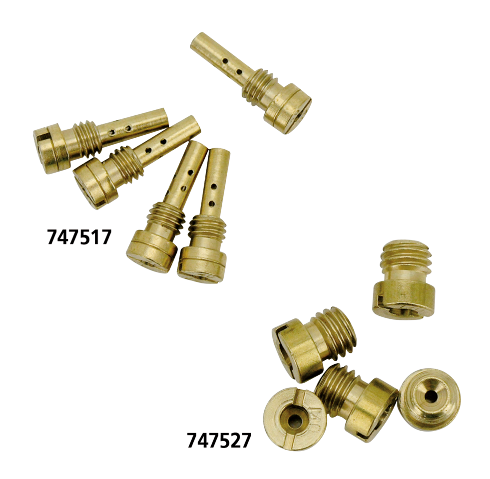 MAIN & SLOW JETS FOR KEIHIN CV CARBURETORS | Dyna | FXR | RS | Softail | Sportster | Touring | Tube frame