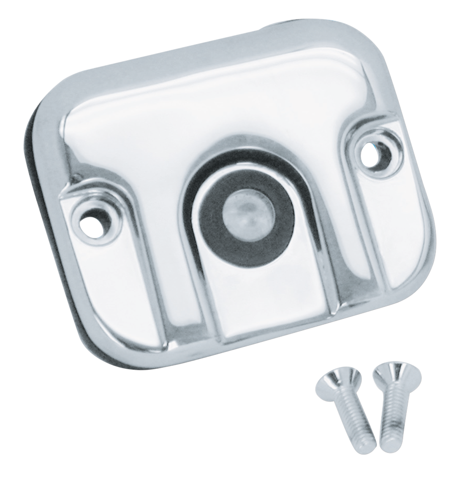 CHROME MASTER CYLINDER COVER 1996 STYLE | Dyna | FXR | Softail | Sportster | Touring