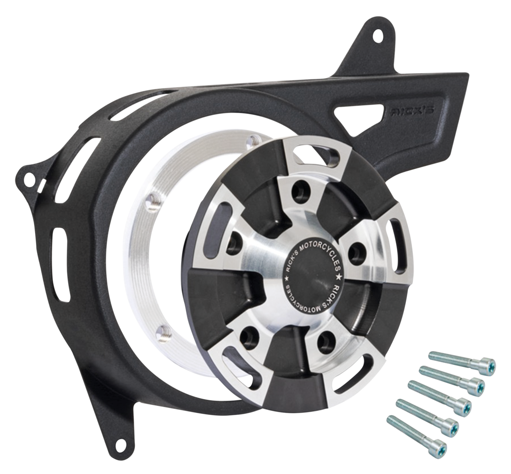 RICK'S FRONT PULLEY COVER FOR SPORTSTER S | RH Sportster
