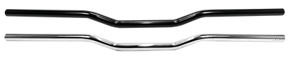 WESTLAND CUSTOMS ONE INCH DIAMETER FLAT CROSS HANDLEBARS | Big Twin | Dyna | FX | FXR | KH | Kingpin | KR | Servi-Car | Softail | Sportster | Touring | XR