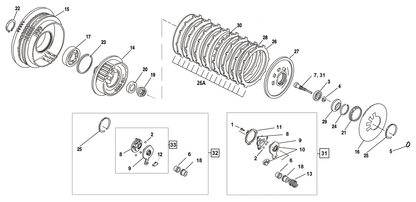 CLUTCH PARTS FOR 1991-2022 EVOLUTION SPORTSTER & AIR COOLED BUELL - Bearing pressure plate #8885

Note: Extra-Plate clutch kits do not fit XR 1200 models | Sportster