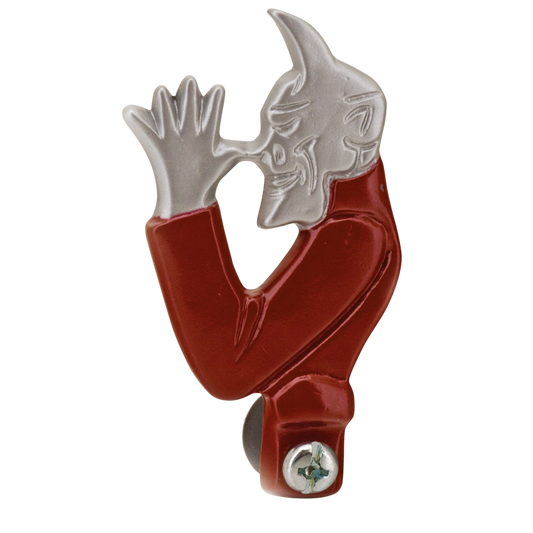 DEVIL LICENSE PLATE TOPPERS & FENDER ORNAMENTS