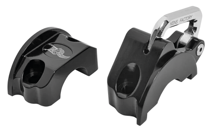 KEN'S FACTORY HANDLEBAR CONTROL MOUNTED HELMET LOCK | Dyna | FXR | Softail | Sportster | Touring | Trike | V-Rod