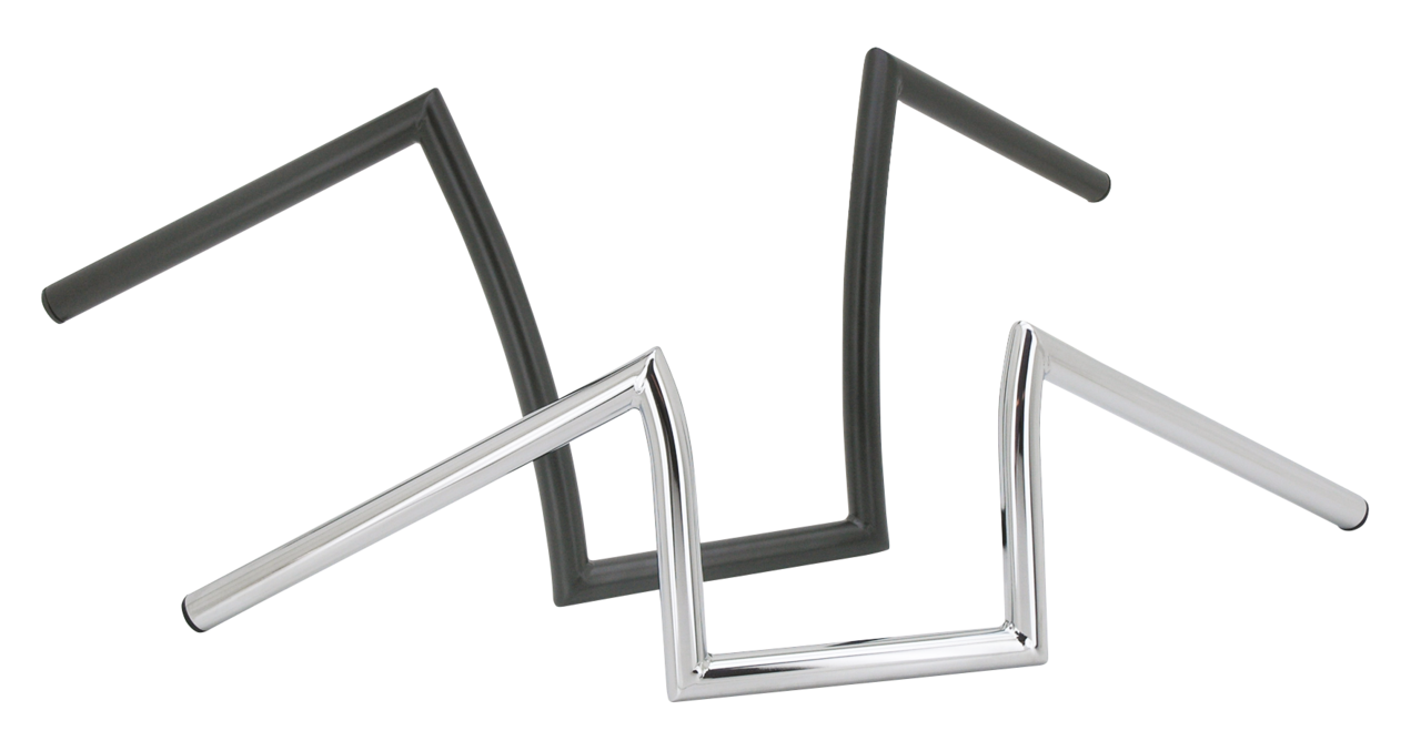 TYPHOON ONE INCH DIAMETER APE HANGER HANDLEBARS | Big Twin | Dyna | FX | FXR | KH | Kingpin | KR | Servi-Car | Softail | Sportster | Touring | XR