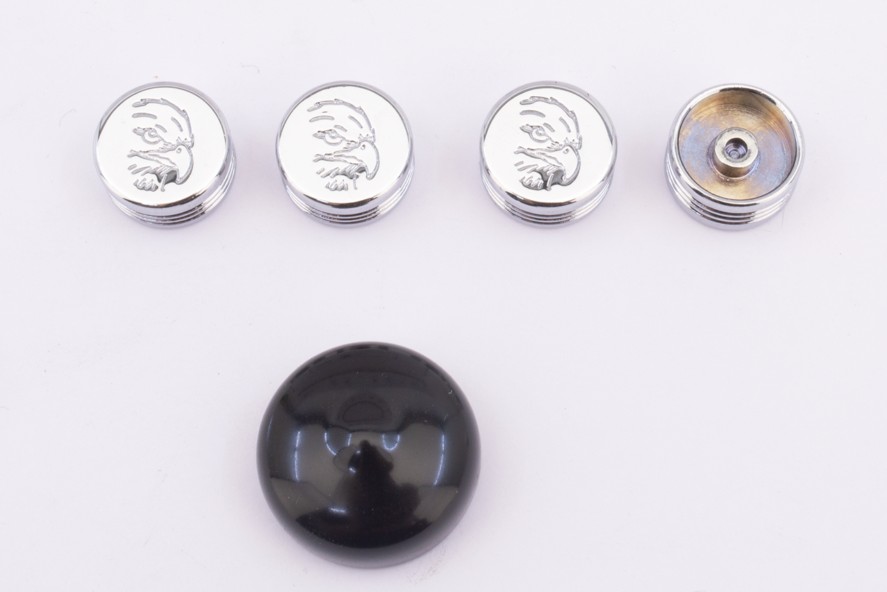CHROME BOLT COVERS FOR HEX, ALLEN AND BUTTONHEAD BOLTS