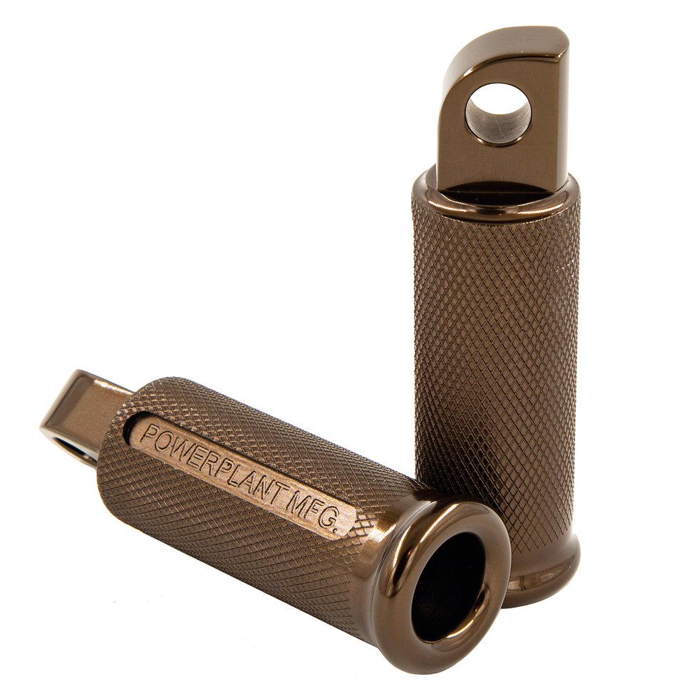 P16 POWERPLANT STANDARD MALE MOUNT SHORTY FOOT PEGS | Dyna | FXR | Softail | Sportster
