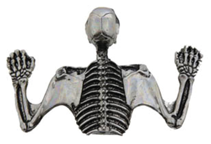 SKULLED HEADLAMP VISOR ORNAMENT