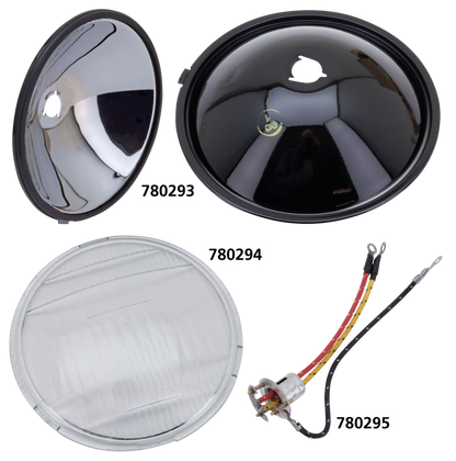 REPLICA PARTS FOR OEM 1936-1952 CYCLE RAY SPRINGER HEADLIGHT
