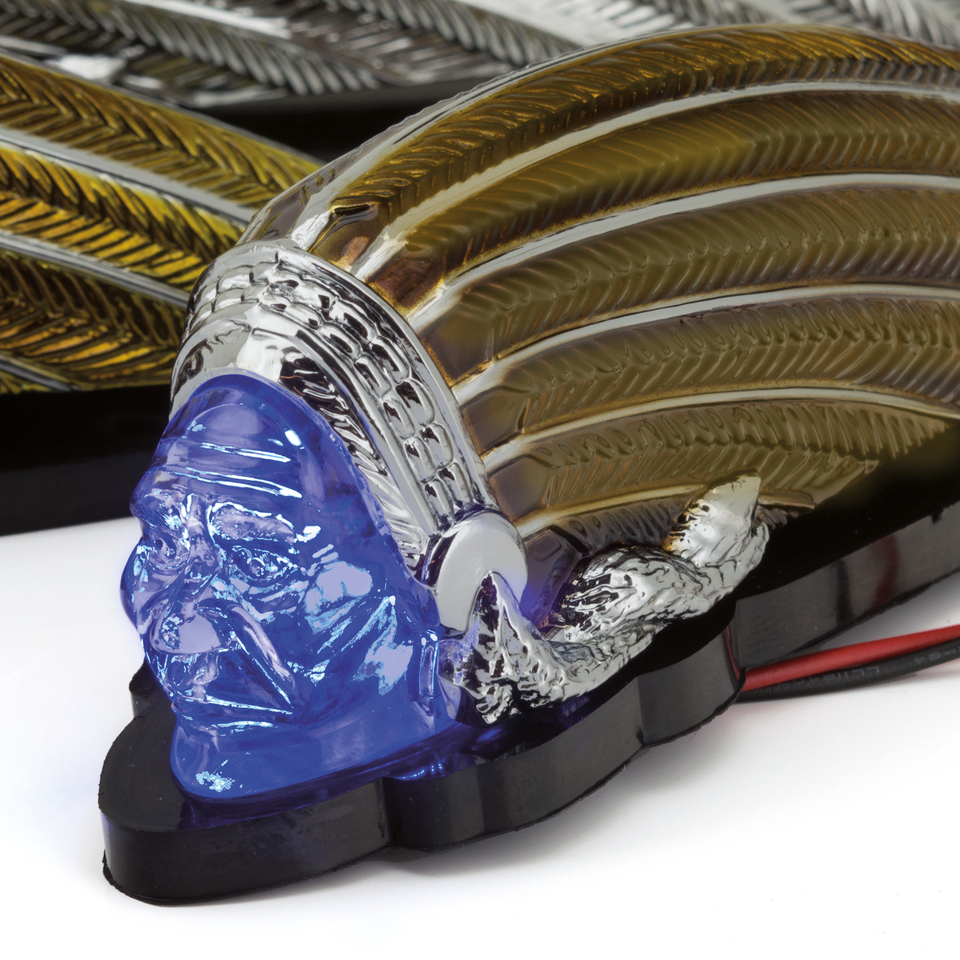 INDIAN HEAD FENDER LIGHTS