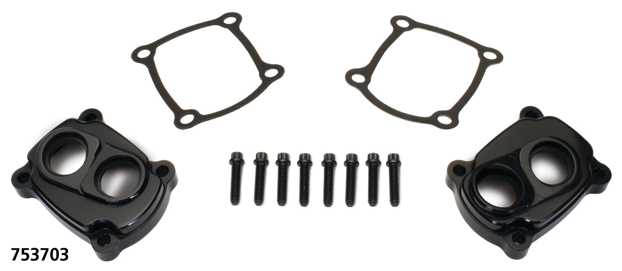 JIMS LOW PROFILE TAPPET COVERS FOR MILWAUKEE EIGHT | Softail | Touring | Trike