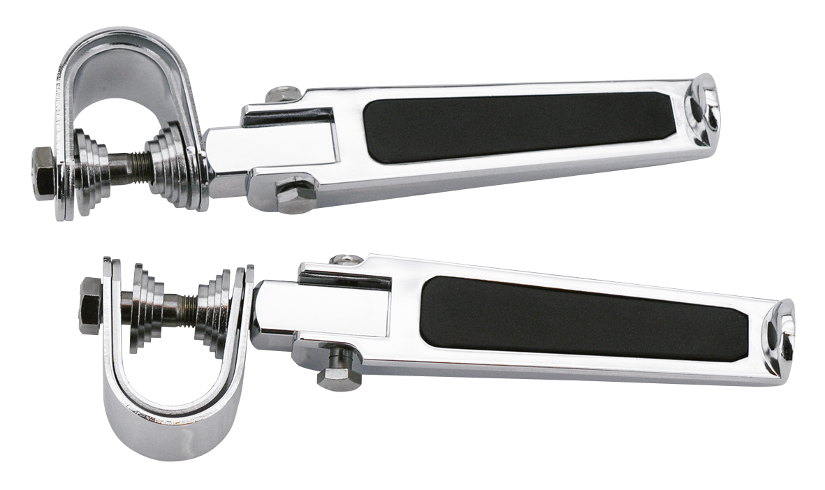 FOLDING CUSTOM FOOT PEGS WITH RUBBER INSERTS