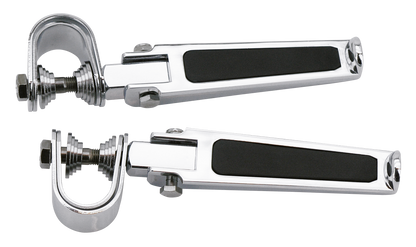 FOLDING CUSTOM FOOT PEGS WITH RUBBER INSERTS