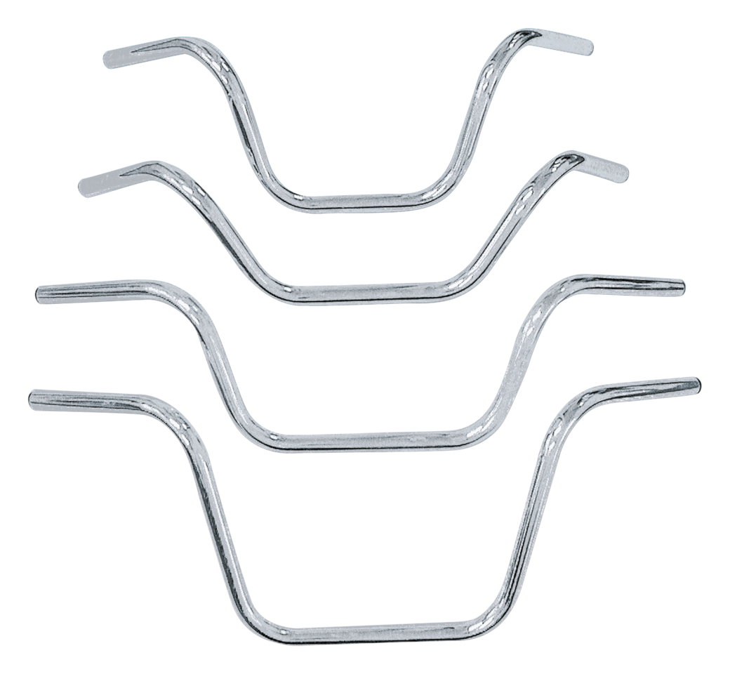 ZODIAC ONE INCH DIAMETER APE HANGER HANDLEBARS | Big Twin | Dyna | FX | FXR | KH | Kingpin | KR | Servi-Car | Softail | Sportster | Touring | XR