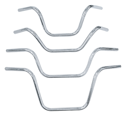 ZODIAC ONE INCH DIAMETER APE HANGER HANDLEBARS | Big Twin | Dyna | FX | FXR | KH | Kingpin | KR | Servi-Car | Softail | Sportster | Touring | XR