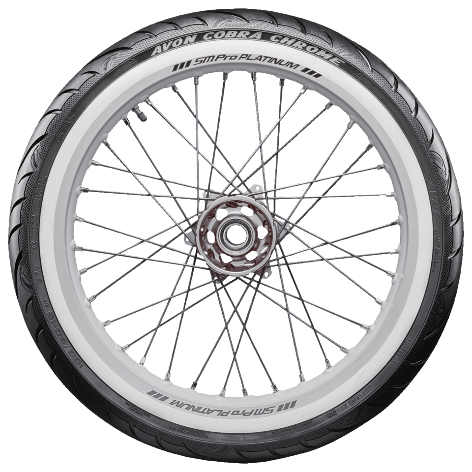AVON COBRA CHROME TIRES | Big Twin | Dyna | Softail | Sportster | Touring | Trike