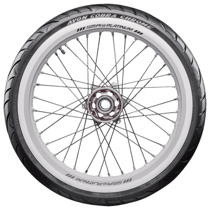 AVON COBRA CHROME TIRES | Big Twin | Dyna | Softail | Sportster | Touring | Trike