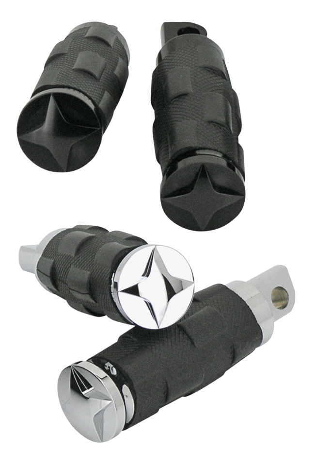 TORNADO II MALE MOUNT RIDER AND PASSENGER PEGS | Dyna | FXR | Softail | Sportster