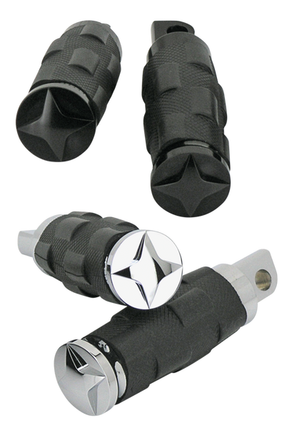 TORNADO II MALE MOUNT RIDER AND PASSENGER PEGS | Dyna | FXR | Softail | Sportster