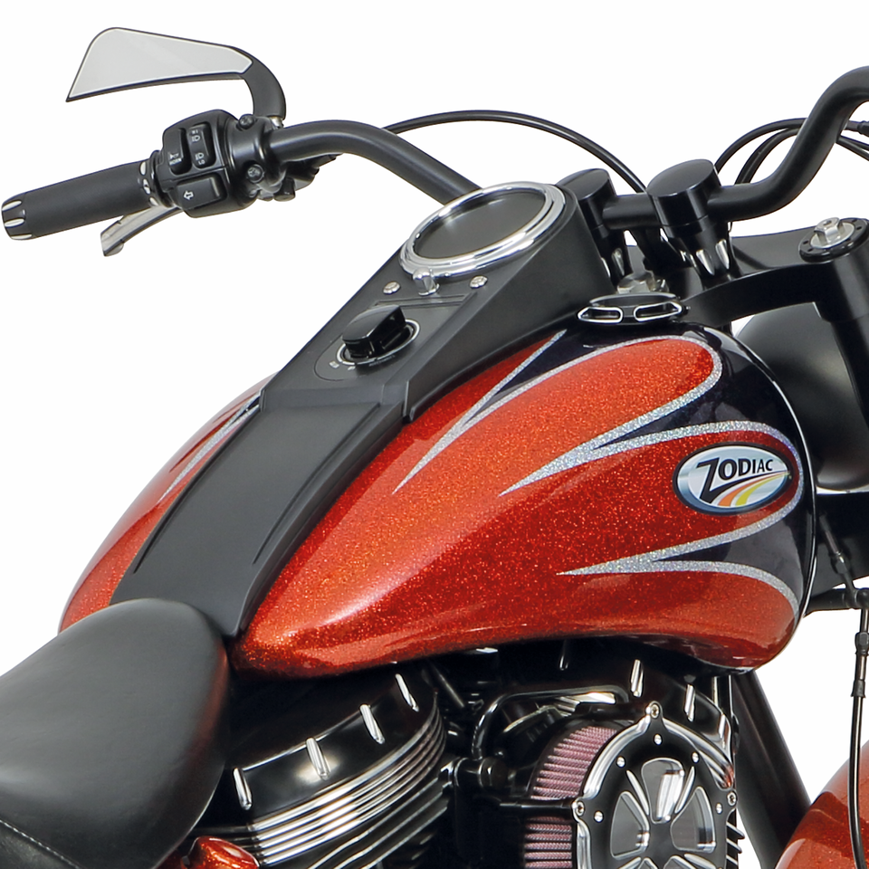 CUSTOM STYLE TANKS WITH DASH MOUNT FOR TWIN CAM SOFTAIL 2001-2007