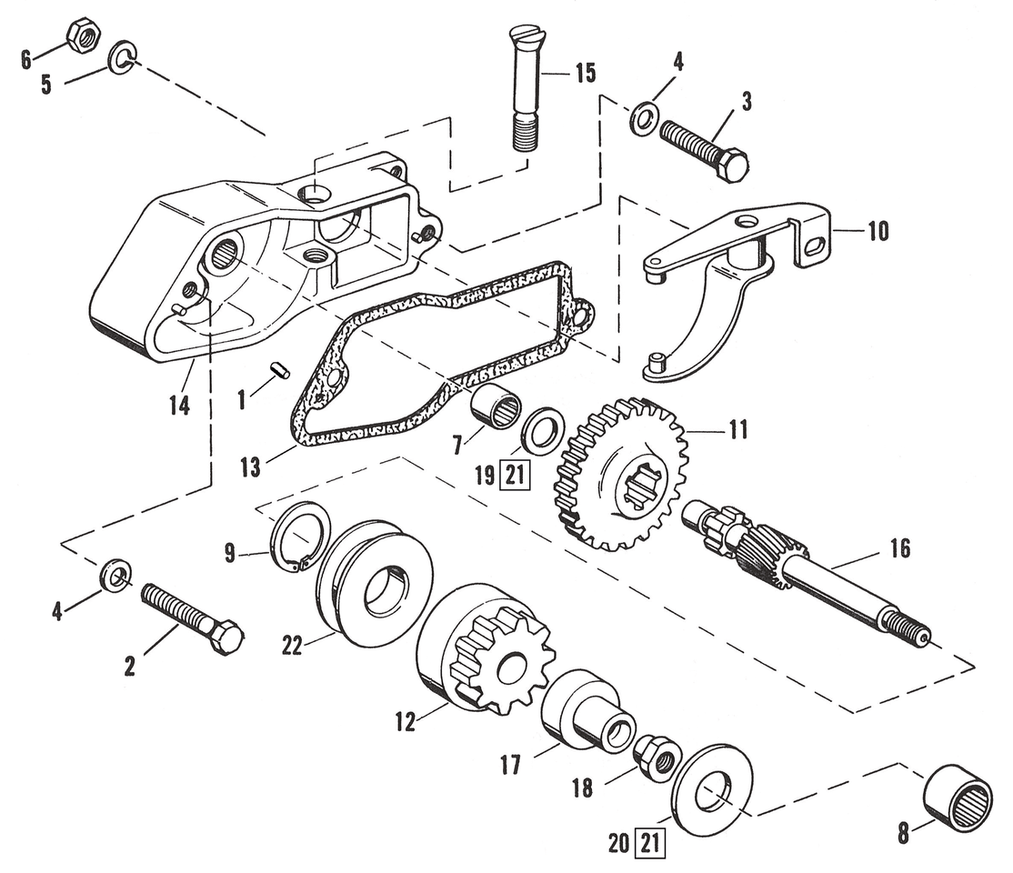 STARTER HOUSING PARTS FOR 1967-1980 SPORTSTER | Big Twin | Sportster