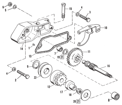 STARTER HOUSING PARTS FOR 1967-1980 SPORTSTER | Big Twin | Sportster