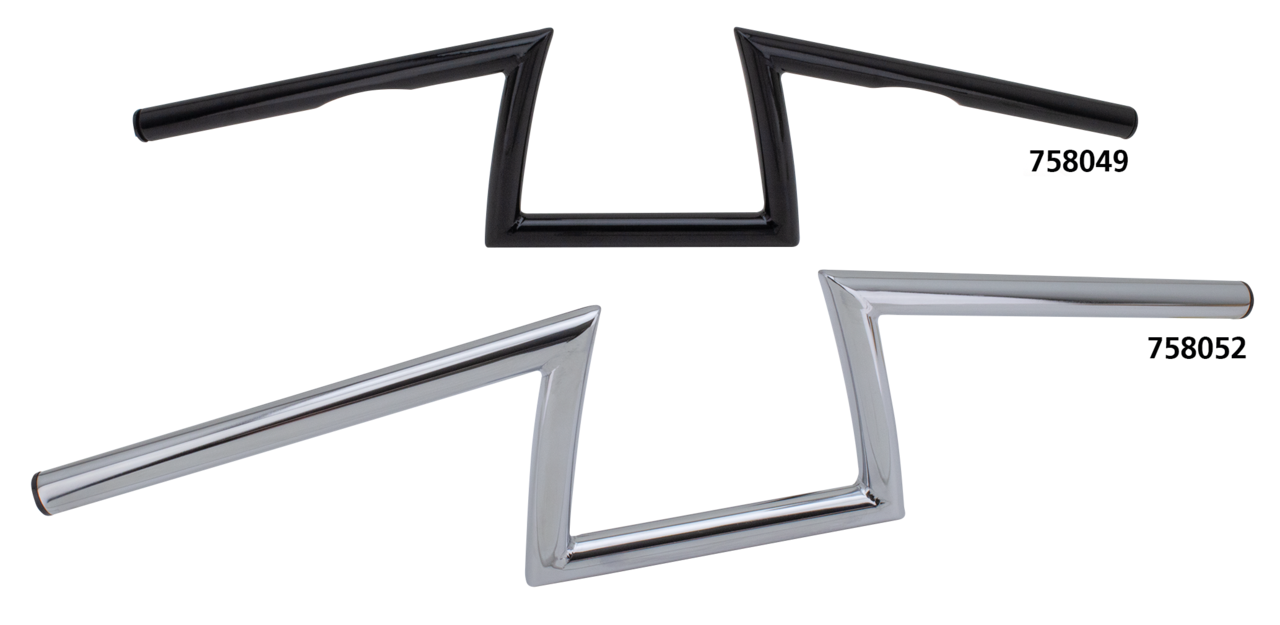 ZODIAC CUSTOM PRODUCTS ONE INCH DIAMETER DONKEY BAR HANDLEBARS | Big Twin | Dyna | FX | FXR | KH | Kingpin | KR | Servi-Car | Softail | Sportster | Touring | XR