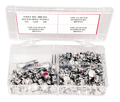 ASSORTMENT TRAY ALLEN HOLE PLUGS