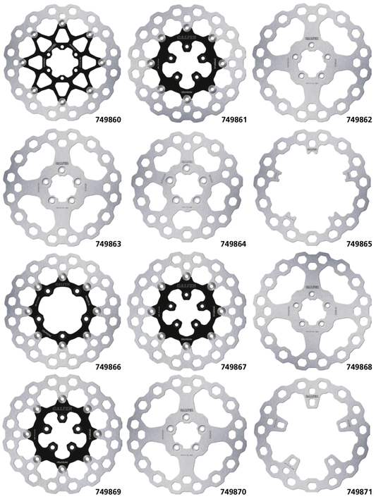 GALFER "CUBIQ" DISC BRAKE ROTORS | Dyna | Softail | Sportster | Touring