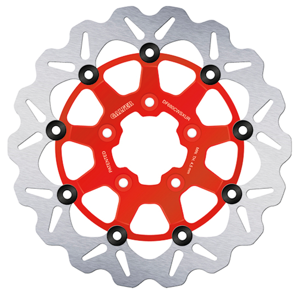 GALFER "BIG WAVE" FLOATING DISC BRAKE ROTORS | Dyna | Softail | Sportster | Touring