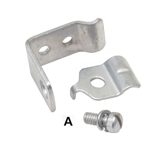 CONTROL CABLE CLAMPS FOR VINTAGE MODELS - Clutch cable bracket 1952-1956 K-models, 1957-1970 Sportster, parkerized, Colony (OEM 38676-52) | KH  |  KR  |  Sportster
