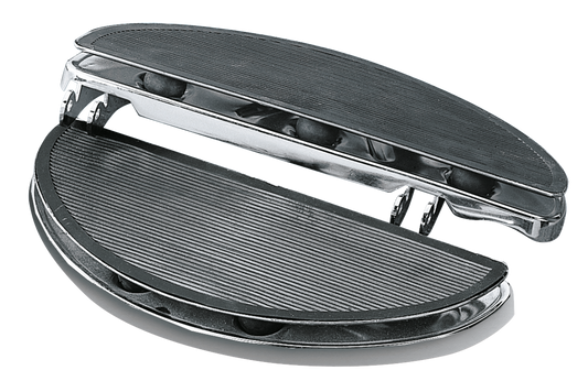 LATE MODEL "SHAKER" MOON DRIVER FLOORBOARDS | Dyna | Softail | Touring | Trike
