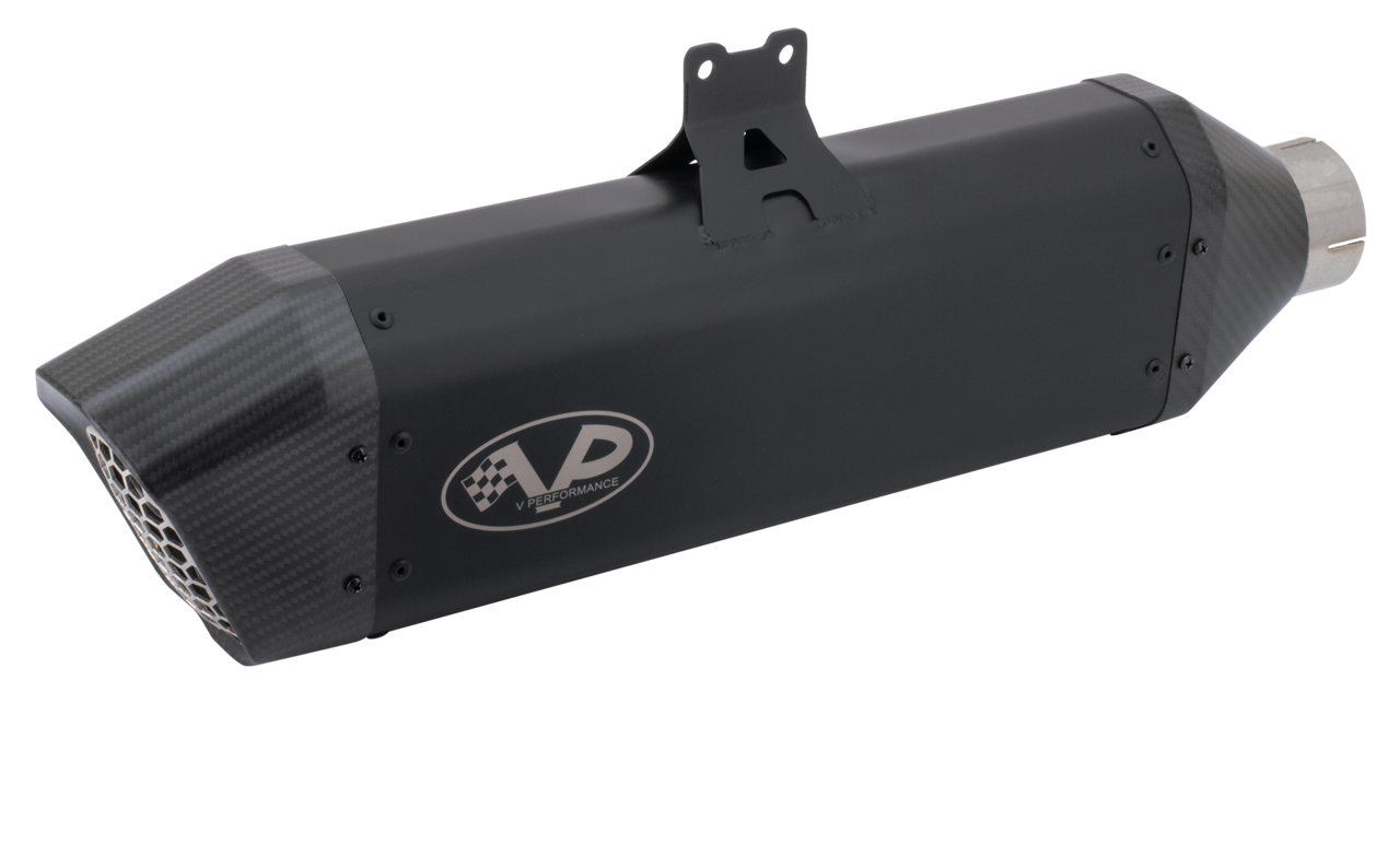 V-PERFORMANCE SLIP-ON MUFFLER FOR PAN AMERICA | Adventure Touring