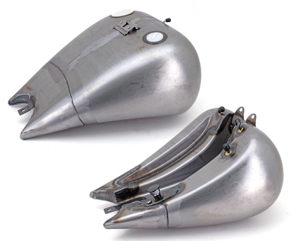 2" STRETCHED CUSTOM STYLE TANKS WITH DASH MOUNT FOR SOFTAIL TWIN CAM 2000-2006 (style B)