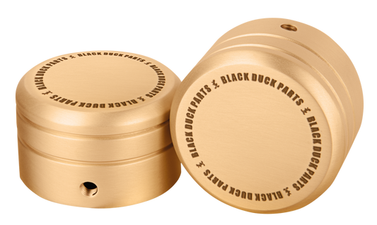 BLACK DUCK CAM ADJUSTER BOLT COVERS FOR VICTORY